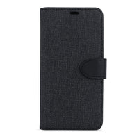 Etui 2 in 1 Folio Noir/Noir pour iPhone 11-Espace pour 3 emplacements pour cartes et de l'argent