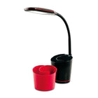 DAC – Lampe de table DEL à intensité variable MP-329 avec organiseur amovible-Fournit 380 lumens pour les espaces de bureau généraux utilisés pour les activités d'informatique, de lecture et de classement