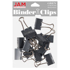 JAM Paper® - Pinces relieuses, moyen, gris, paq./15-Pince relieuse 32 mm