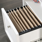 Sauder 66"W La Collection Craft Pro Series Table pour travaux - Finition White-  Prise de courant pour le branchement facile de votre machine à coudre, pistolet à colle, lampe ou autre accessoire