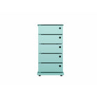 Simply - Unité de stockage 14.96"W x 10.43"D x 28.35"H - Teal-Construction robuste en acier dotée d'un fini résistant aux rayures.