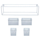 Truu Design - Étagère murale flottante ajustable-Caractéristique: quatre compartiments différents pour une organisation facile
