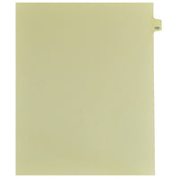 Markmaker - 25 tabs/PQT,5 PQT/Boite, Intercalaires imprimes Legal, Chamois, 1/15th coupe| format lettre, sans trous, Numero 103-Intercalaires imprimes Legal