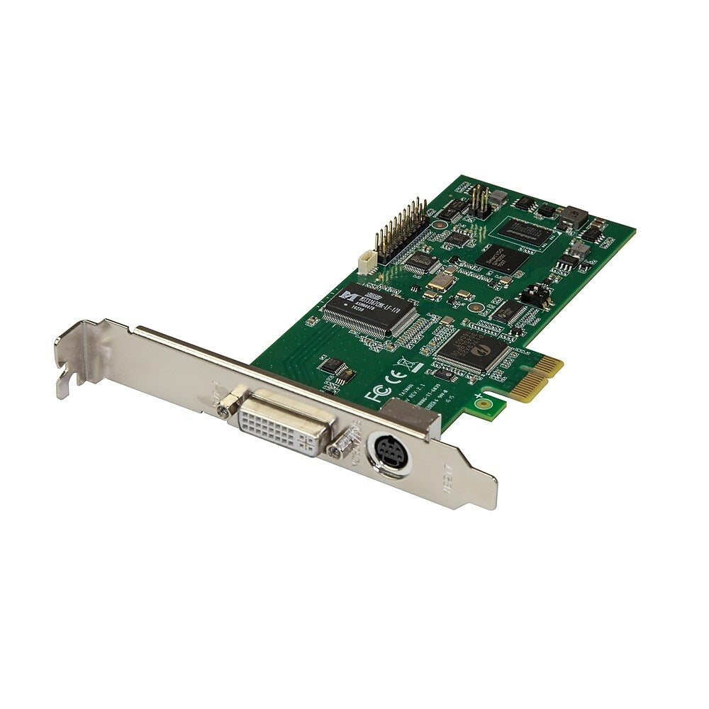 StarTech Carte d'acquisition vidéo PCIe, capture vidéo HDMI, DVI, VGA ou  composante 1080p (PEXHDCAP60L2)
