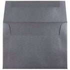 JAM Paper Enveloppe métallisée Stardream format A6, anthracite, paq./250-Intérieur vierge où écrire un mot personnalisé