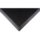 Zenith Safety - Tapis D'Entrée Extérieure, Caoutchouc, Grattoir Type, Motif Texturé, 3-5/6' X 2-1/3', Noir-Couleur Noir