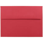 JAM Paper - Enveloppes A7, 5 1/4 po x 7 1/4 po, rouge Noël, recyclées, paq./100 (15945g)-Rouge Noël