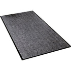 Mat Tech - Chevron Pattern Wiper/Scraper Entrance Mat - 4 x 10' - Charcoal -Gris charbon