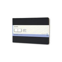 Moleskine – Album de croquis de la collection Art Plus, couverture souple, grand format, noir, 5 po x 8,25 po-Papier pour croquis sans acide, couleur ivoire