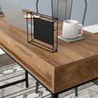 Sauder - La Collection North Avenue Bureau - Finition Sindoori Mango-Rangement en cube pour les fournitures de bureau.