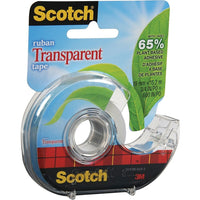 Scotch™ – Ruban transparent à base de plantes avec dévidoir, 19 mm x 15,2 -Fabriqué à base de plantes à 65 %