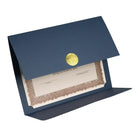 Porte-certificats St. JamesMD Elite avec médaillon doré, fini lin-2