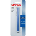 Staples - Stylet fin Staples - bleu-Modèle mince idéal pour les téléphones intelligents et les tablettes