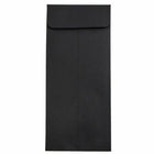 JAM Paper #10 Enveloppes d'affaires avec politique - 4,125" x 9,5" - Lin noir - Paquet de 25-Couleur : Enveloppes en lin noir