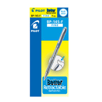 Pilot - Stylos à bille Better - rétractables, rechargeables - 0,7 mm - bleu - paquet de 12 (BP145-F-BE)  -Stylo à bille