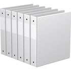 Davis Group Super économie, Reliure à anneaux ronds 1.5 po, paquet de 6 – Blanc-3 Reliure À Anneaux