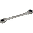 Gray Tools – Clé double articulée à tête fixe de 7/16 x 1/2 po, fini acier inoxydable-Taille : 7/16 x 1/2 po