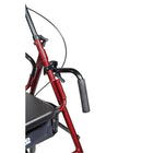 Drive Medical - Fauteuil de transport/rollator Duet, bordeaux-26 long. x 25,50 larg. x 31,50 haut. (po)