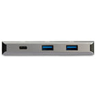 StarTech Hub USB-C à 3 ports USB et 1 port GbE - 2 ports USB-A, 1 port USB-C - 10 Gbps-Conception compacte et mobile avec un câble hôte rallongé de 25 cm