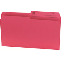 Hilroy - Chemises de classement, rose, format légal, 9 po x 14 7/8 po, paquet de 100-Chemise à dossier de format légal