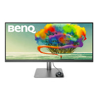 BenQ - PD3420Q Moniteur Designer de 34 pouces, WQHD, P3, HDR-Taille de l’écran : 34 po