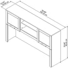Bush Furniture – Étagère Somerset de 60 po de large, cerisier moka-59,09 larg. x 12,63 prof. x 35,68 haut. (po)