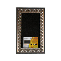 Modern Homes – Tapis L à motif natté (68056), 60 cm x 90 cm, bronze-Tapis d'entrée tendance