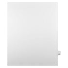 Mark Maker – Onglets séparateurs juridiques blancs, 1/25 onglets, format lettre, sans trous, numéro 121, 25/paquet-Onglets séparateurs blancs, 1/25 onglets