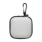 Nifty - Étui carré pour écouteurs NSECGY, gris-Poche en mailles à l'intérieur pour petits articles
