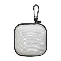 Nifty - Étui carré pour écouteurs NSECGY, gris-Poche en mailles à l'intérieur pour petits articles