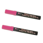 JAM Paper Marqueurs de craie effaçables à pointe biseautée, Rose chaud, 2 / paquet (526483HPa)-Couleur :  Rose chaud