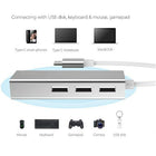 Speedex – Adaptateur USB C à Ethernet avec concentrateur 3 ports USB 2.0, Type C, adaptateur réseau local RJ-45-Connexions : TYPE-C