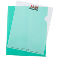 JAM PaperMD – Pochette de plastique, 9 x 11 po, vert, 120/paquet-Matériau : plastique