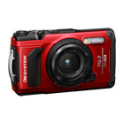 OM System - Appareil photo numérique Tough TG-7 - Rouge-Verre de lentille antibuée
