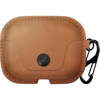 Twelve South Leather AirSnap Pro pour AirPods Pro - Cognac-Étui en cuir pour protéger vos AirPod tout en les gardant à portée de main.