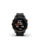 Garmin - Epix Pro Sapphire Edition - 42mm Titane DLC gris carbone avec bracelet noir-7