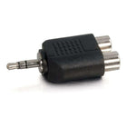 C2GMD – Duplicateur stéréographique mâle vers adaptateur femelle RCA double, 40645-Offre un signal audio stéréo pour améliorer votre expérience audio