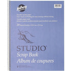 Hilroy – Album de coupures avec reliure à spirale surdimensionnée, 14 po x 11 po, 20 feuilles, papier bulle-Papier bulle durable qui supporte la colle et le ruban adhésif