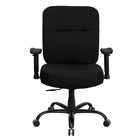 Flash Furniture – Fauteuil de bureau grand et large Hercules, tissu, siège de 22 po larg., capacité de 400 lb, noir-Chaise de bureau Big & Tall contemporaine