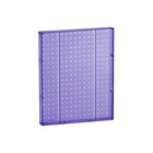 Azar Displays – Tableau mural à 1 côté avec panneau perforé, 20 x 16 po, violet translucide, 2/paquet (771620-PUR)-Pour surfaces planes
