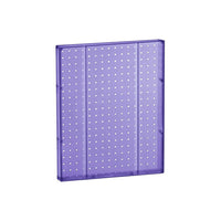 Azar Displays – Tableau mural à 1 côté avec panneau perforé, 20 x 16 po, violet translucide, 2/paquet (771620-PUR)-Pour surfaces planes
