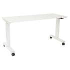 Proline – Table de 6 pi à réglage pneumatique de la hauteur, blanc-Largeur de 6 pi