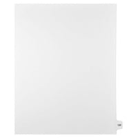 Mark Maker – Onglets séparateurs juridiques blancs, 1/15 onglets, format lettre, sans trous, numéro 120, 25/paquet-Onglets séparateurs blancs, 1/15 onglets