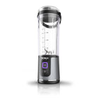 Ninja - Blast Mélangeur portatif de 18 oz - Noir-Le récipient nervuré crée un vortex tandis que l'assemblage BlastBlade durable en acier inoxydable souffle à travers la glace et les ingrédients congelés