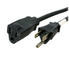 StarTech ® Rallonge de câble dââ‚¬â„¢alimentation, NEMA 5-15R à NEMA 5-15P, 25 pi-Économise l’espace et permet de connecter de gros adaptateurs pour vous