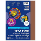 Papier de construction Pacon Tru-Ray, 9" x 12", brun chaud, 250 feuilles-Le papier de construction Tru-Ray est suffisamment résistant pour supporter le rainurage, le pliage et le curling sans se fissurer ni se déchirer