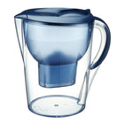 Aquavero - Pichet de filtration d'eau de 14 tasses, bleu Aspen-Capacité : Peut contenir 3,5 l ou 14 tasses d'eau