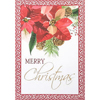 Rosedale - Cartes de souhaits avec enveloppes "Joyeux Noël" - 5-1/2 po x 8 po - Anglais - Paquet de 12-Carte de souhaits
