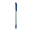 BIC - Stylos-billes bleus BIC Ecolutions Clic Stic - 1,0 mm - Bleu - Paquet de 10-Ces stylos à encre de qualité sont dotés d'une bille moyenne tout usage de 1,0 mm, ce qui permet de les utiliser pour les écrits au bureau, à l'école et au quotidien