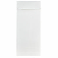 JAM Paper #10 Policy Commerciales Strathmore Enveloppes - 4,125" x 9,5" - Blanc Brillant Tissé - Paquet de 50-Couleur : Blanc brillant